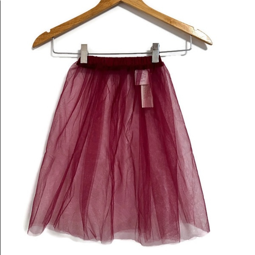 2/$40 NWT Spoilt kids tutu in size 2 in burgundy.
